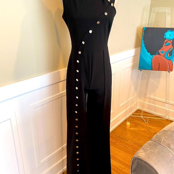 Sexy Black Jumpsuit (Kiwi Boutique) - Picture 2 of 12